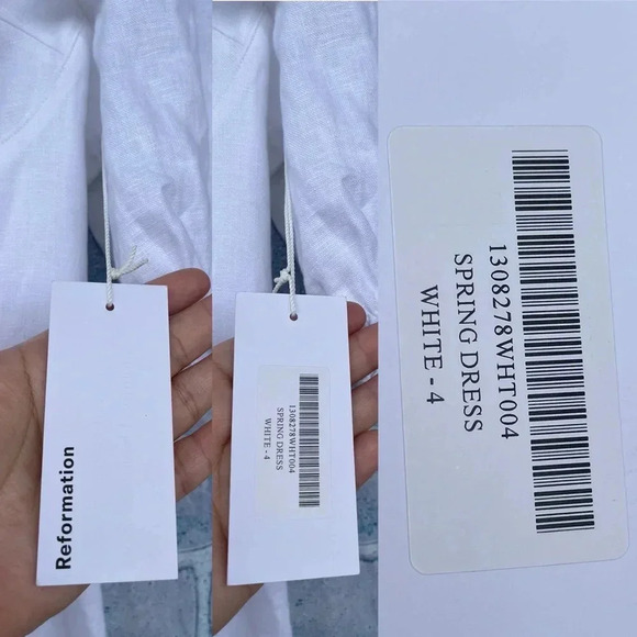 Reformation Spring Linen Dress New size 4 - Picture 11 of 15